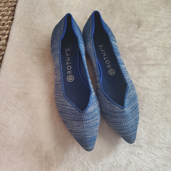 EUC Indigo Heather Rothy's Point. Size 10.5. RETIRED, HARD TO FIND. - Picture 5 of 5